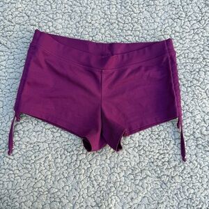 Mika yoga wear Purple hot yoga/pole Shorts